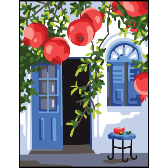 Toile Imprimée 14x18 Symphonie de Grenade CDA3386