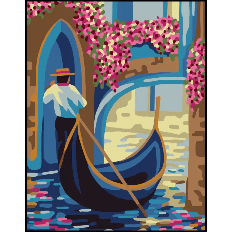 Printed Canvas 14x18 Gondolier CDA3384