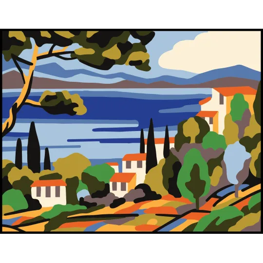 Toile imprimée 14x18 Rêver de la Toscane CDA3379