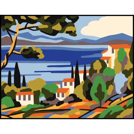 Printed Canvas 14x18 Dreaming of Tuscany CDA3379