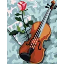 Toile Imprimée 14x18 Violon CDA3348