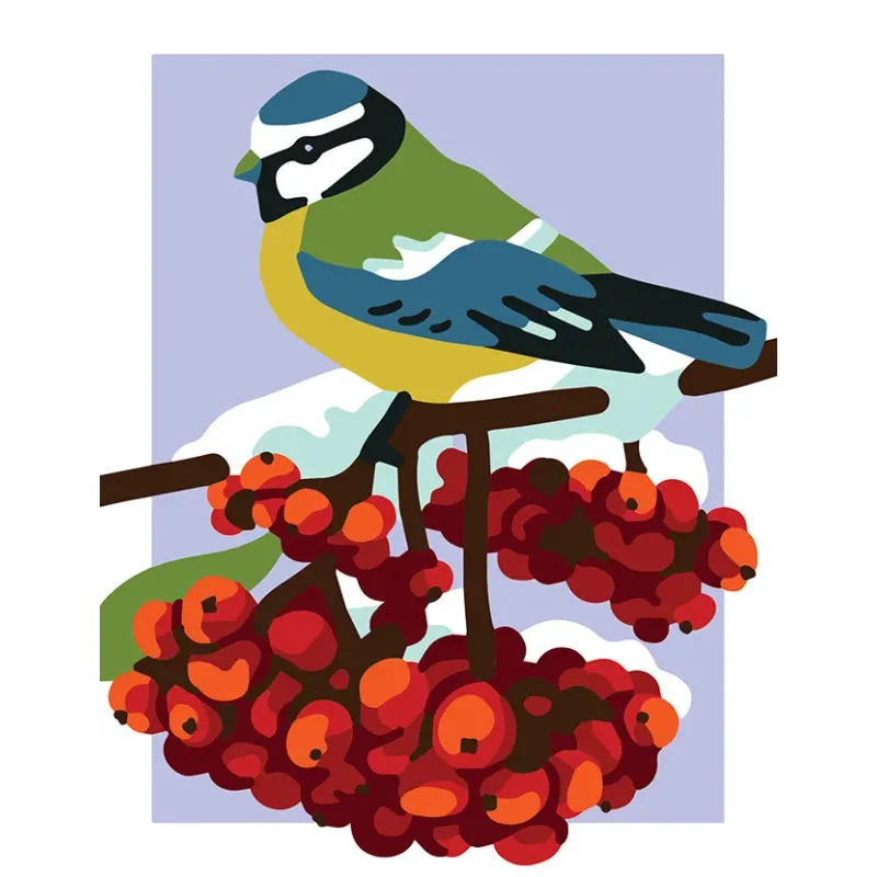 Printed Canvas 14x18 Titmouse CDA3345