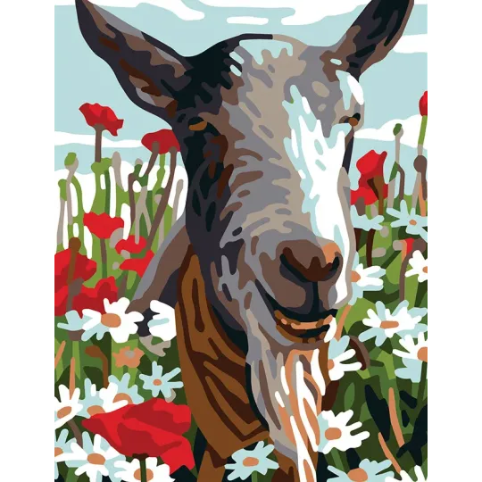 Printed Canvas 14x18 Goat CDA3342