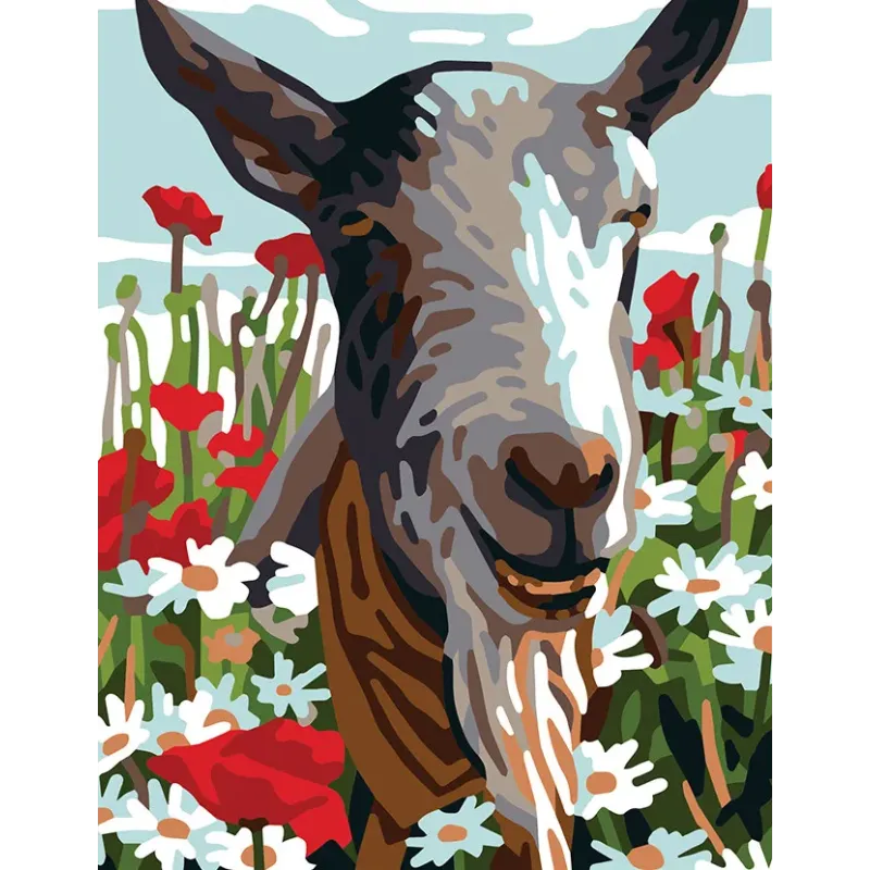 Printed Canvas 14x18 Goat CDA3342