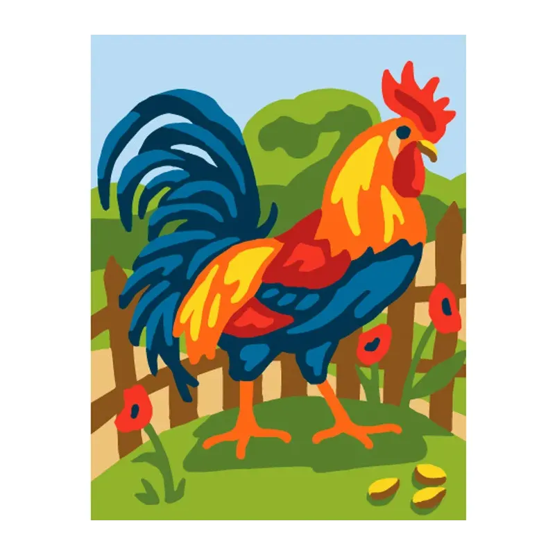 Printed Canvas 14x18 Rooster CDA3334