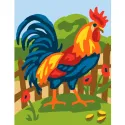 Printed Canvas 14x18 Rooster CDA3334