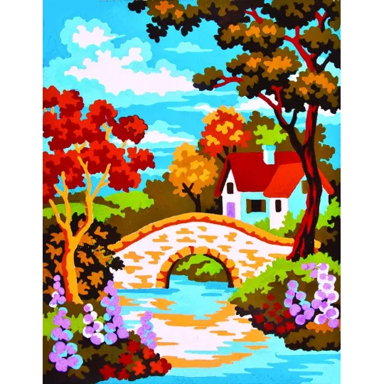 Toile Imprimée 14x18 Pont de Pierre CDA3297