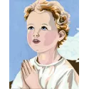 Printed Canvas 14x18 Child Praying CDA3221