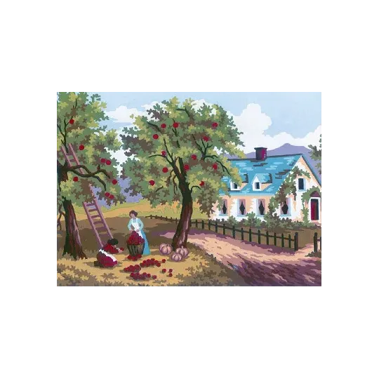 Printed Canvas 14x18 Apple Harvest CDA3210