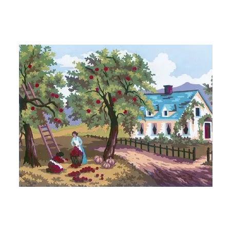 Toile imprimée 14x18 Apple Harvest CDA3210
