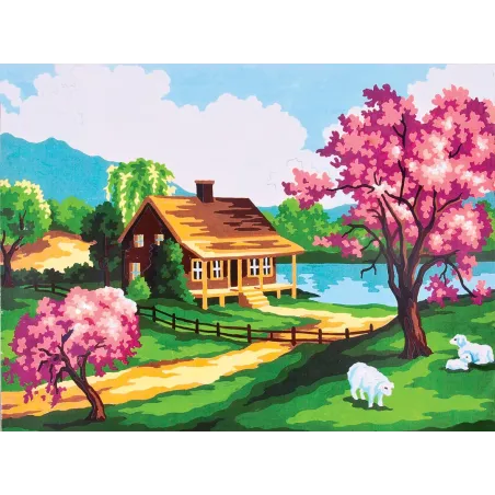 Bedruckte Leinwand 14x18 Frühling CDA3208