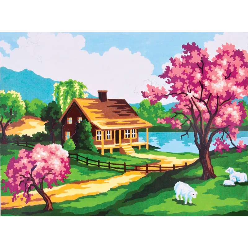 Bedruckte Leinwand 14x18 Frühling CDA3208