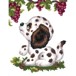 Atspausdinta drobė 14x18 Dalmatijos šuniukas CDA3195