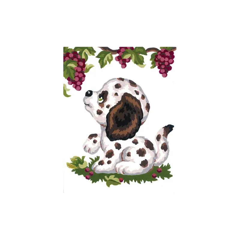 Atspausdinta drobė 14x18 Dalmatijos šuniukas CDA3195