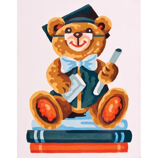 Печатный холст 14x18 Scholar Bear CDA3180