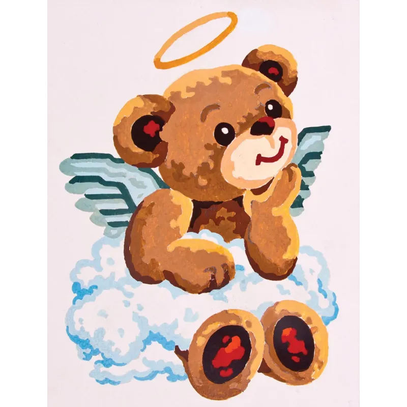 Printed Canvas 14x18 Angel Bear CDA3179