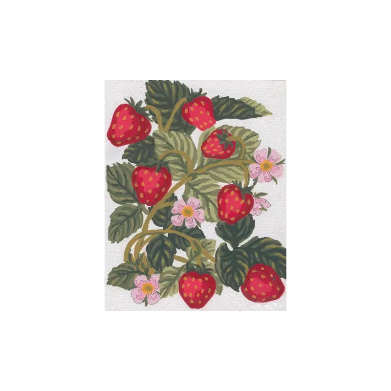 Gedruckte Leinwand 14x18 Erdbeeren CDA3161
