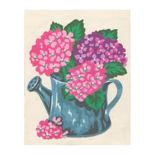 Toile imprimée 14x18 Hortensias CDA3142