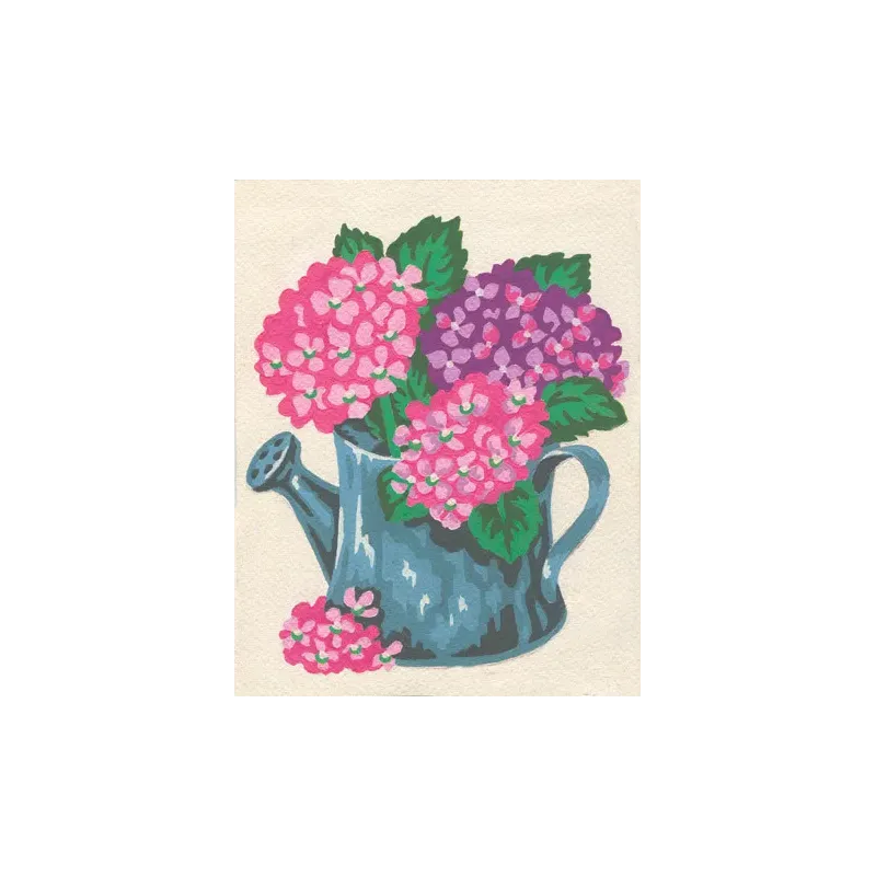 Toile imprimée 14x18 Hortensias CDA3142