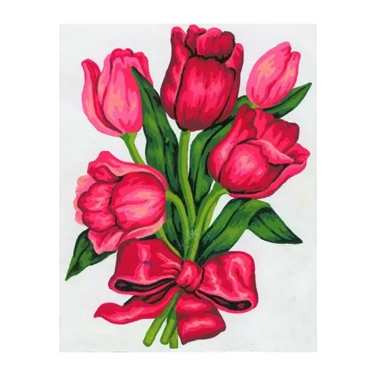 Bedruckte Leinwand 14x18 Tulpen CDA3045