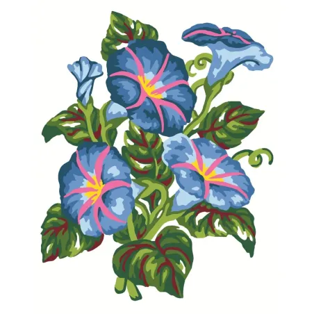 Atspausdintas drobės audinys 14x18 Morning Glory CDA3038