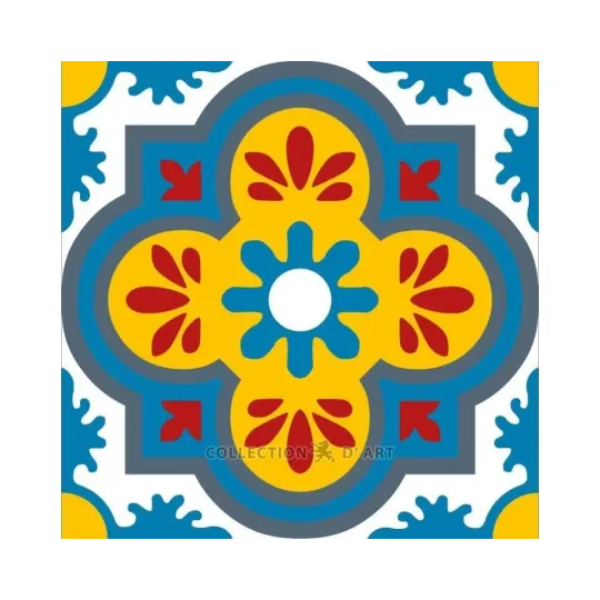 Gedruckte Leinwand 14x14 Ornament CDA3018