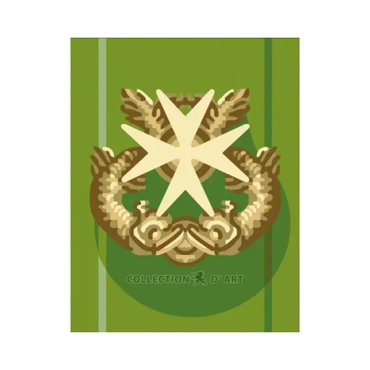 Печатное полотно 14x18 Звезда CDA3008