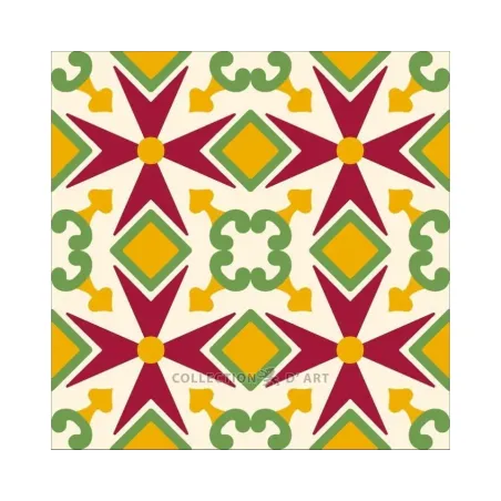 Bedruckte Leinwand 14x14 Ornament CDA3004