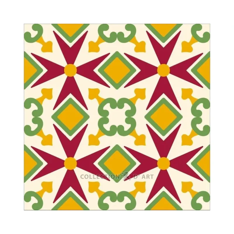 Bedruckte Leinwand 14x14 Ornament CDA3004