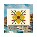 Printed Canvas 18x14 Yellow flower CDA3003
