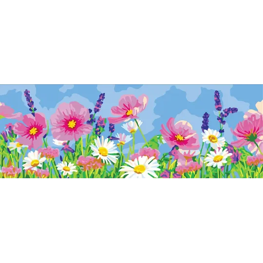 Printed Canvas 35x80 Flower field CDA9014W