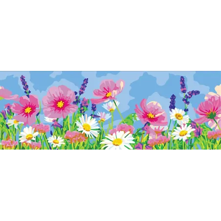 Printed Canvas 35x80 Flower field CDA9014W