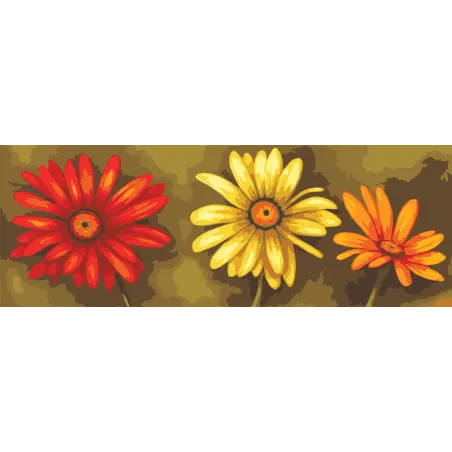 Printed Canvas 35x80 Daisies CDA9001