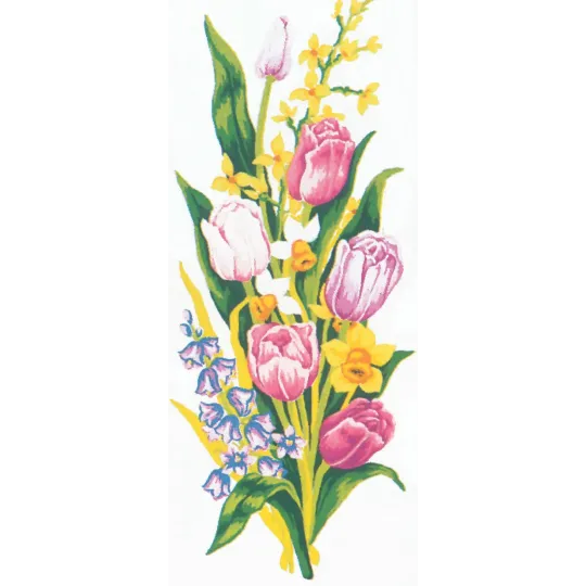 Printed Canvas 21x49 Tulips CDA8011