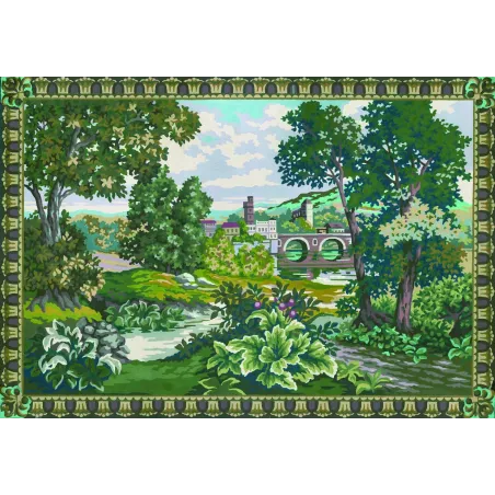 Печатный холст 80x115 Пасторальная сцена CDA15506