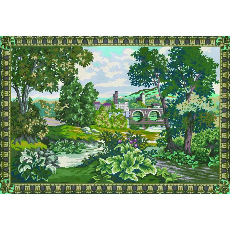 Spausdintas drobės 80x115 Pastoralės scena CDA15506