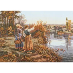 Spausdintas drobės 50x80 Calling for the Ferryman CDA14261