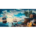 Toile imprimée 50x100 The Old Port CDA13978