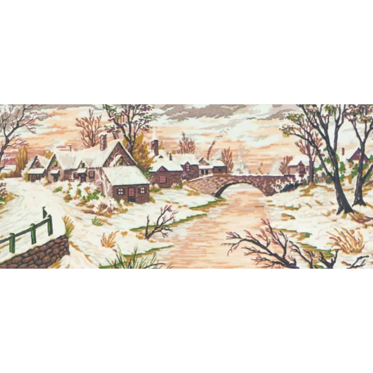 Printed Canvas 50x110 Snow Scene CDA13971