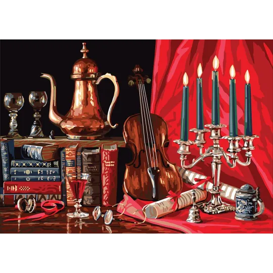 Printed Canvas 50x70 Violin CDA12996