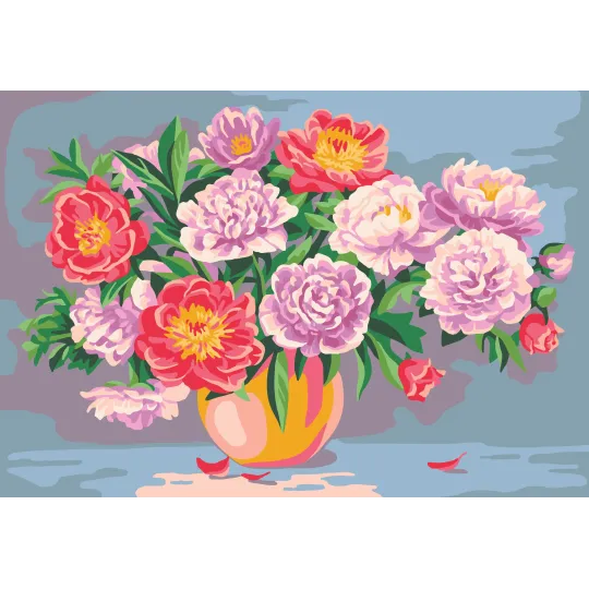 Printed Canvas 50x70 Peonies CDA12960W