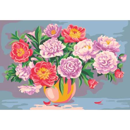 Spausdinta drobė 50x70 Peonijos CDA12960W