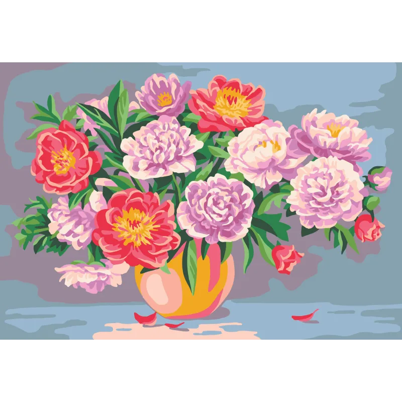 Spausdinta drobė 50x70 Peonijos CDA12960W