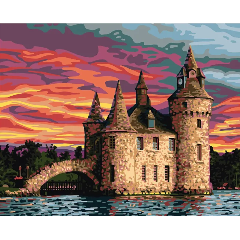 Printed Canvas 50x40 Boldt Castle CDA11877W