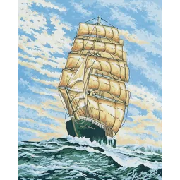 Printed Canvas 50x40 Under Full Sail CDA11844