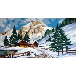 Printed Canvas 30x52 Winter Time CDA11561
