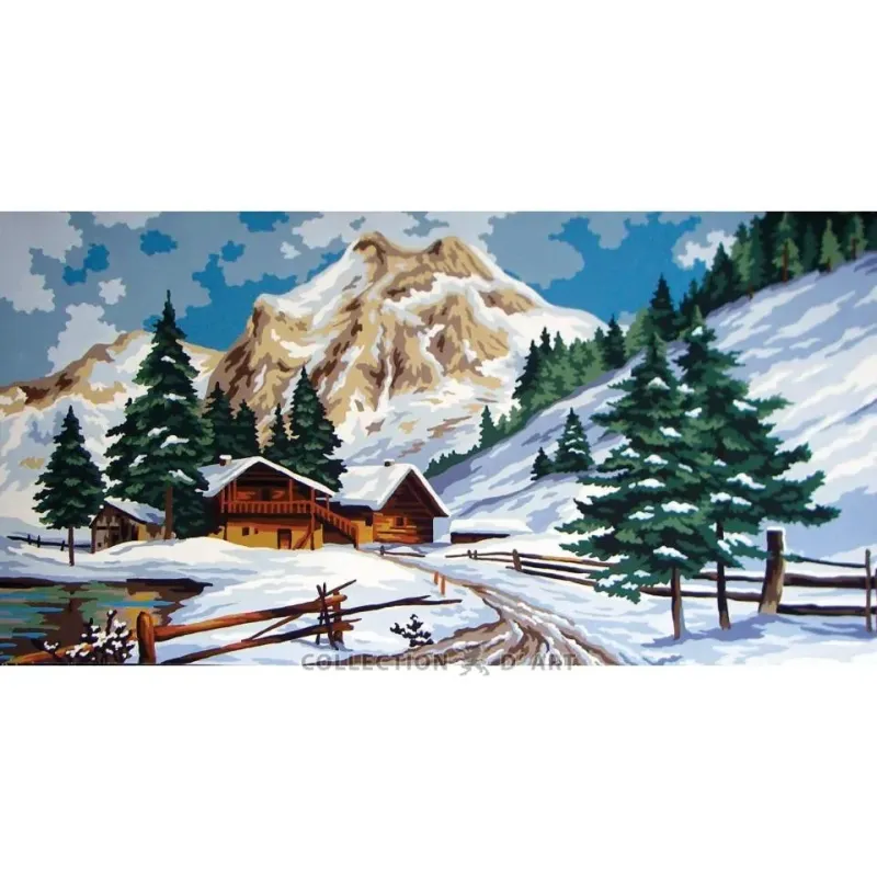 Bedruckte Leinwand 30x52 Winterzeit CDA11561