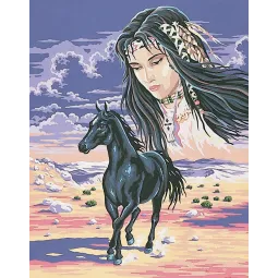 Toile Imprimée 50x40 Esprit Indien CDA11453