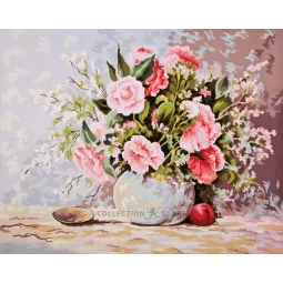 Toile imprimée 50x40 Arrangement Pastel CDA11382