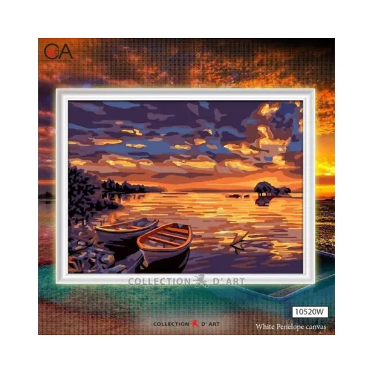 Холст с печатью 40x30 A quiet harbor CDA10520W